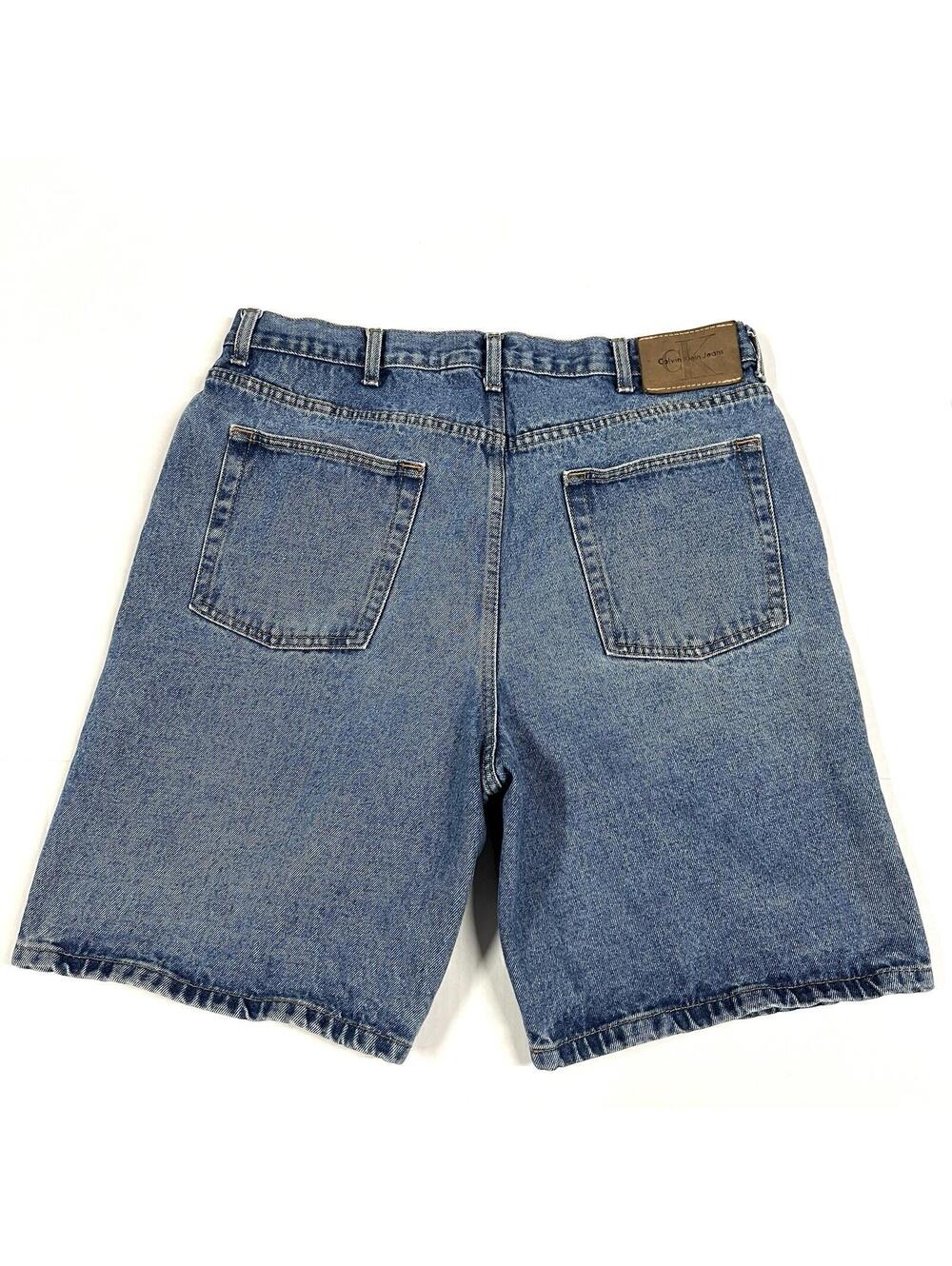 Calvin Klein Jeans Denim Shorts Jorts Mens Sz 36 Style MB95C08 Y2K